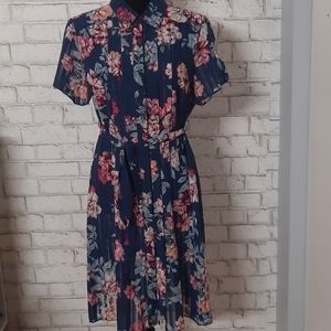 Floral Shirtdress
